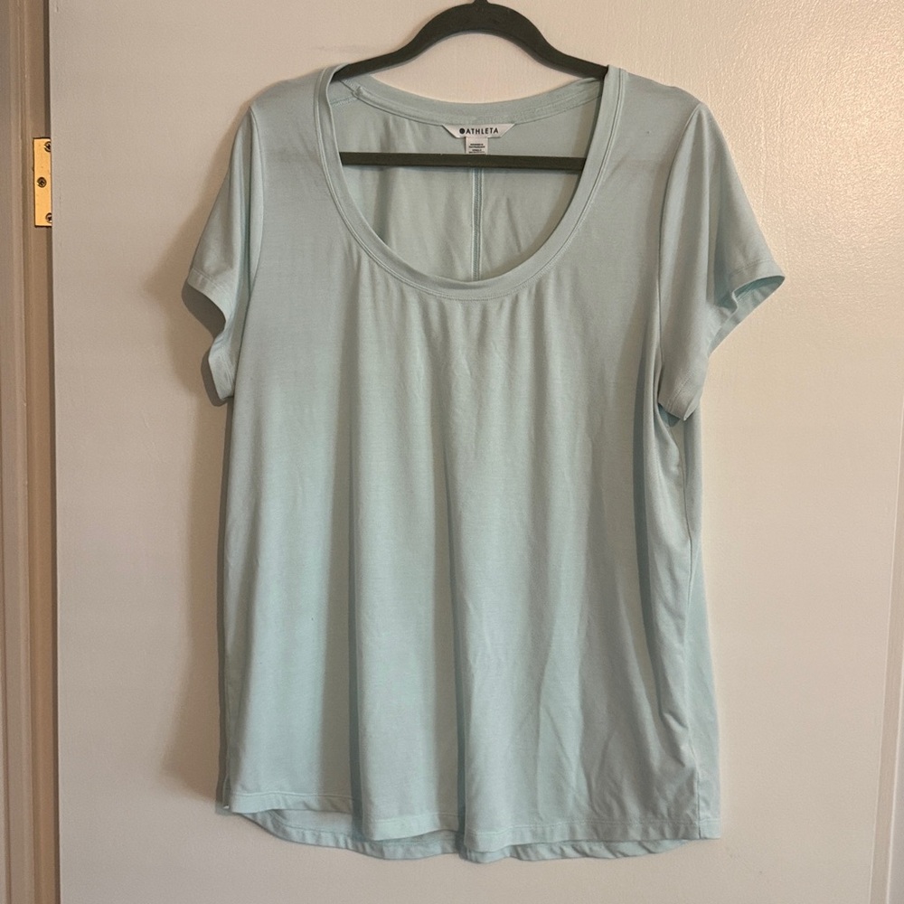 Athleta Light Blue T shirt
